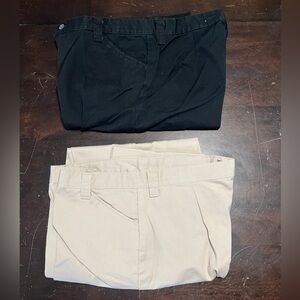 Women’s Riders Casual Black and Khaki Pants Size 16L